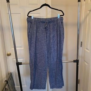 Blue denim looking lounge pants